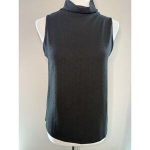 Banana Republic Sleeveless Turtleneck Size Small New‎ with Tags Black